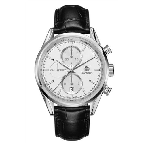 TAG Heuer Carrera Calibre 1887 41 Stainless Steel / Silver / Alligator